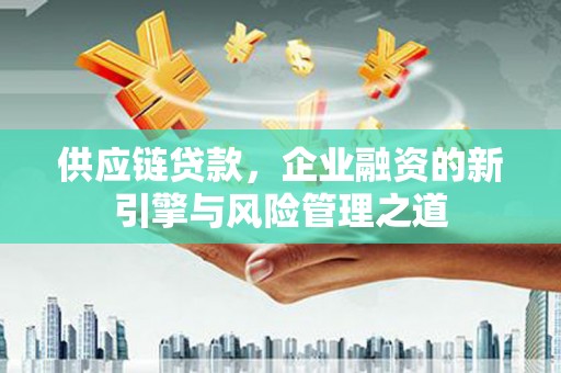 临翔供应链贷款，企业融资的新引擎与风险管理之道