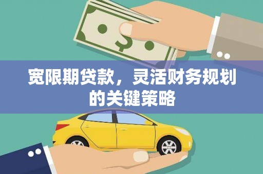 临翔宽限期贷款，灵活财务规划的关键策略