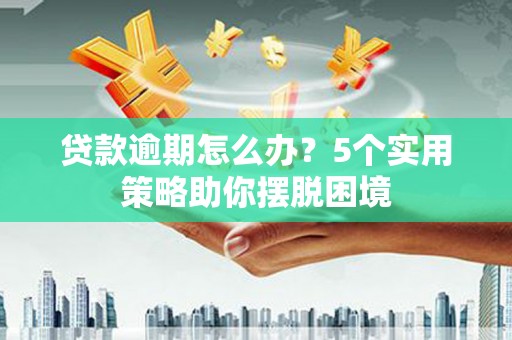 临翔贷款逾期怎么办？5个实用策略助你摆脱困境