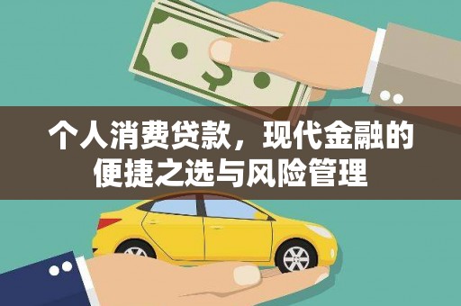 临翔个人消费贷款，现代金融的便捷之选与风险管理
