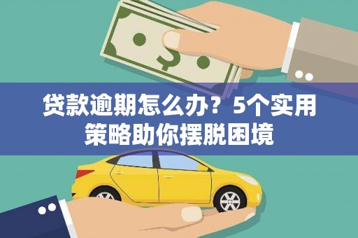 临翔贷款逾期怎么办？5个实用策略助你摆脱困境