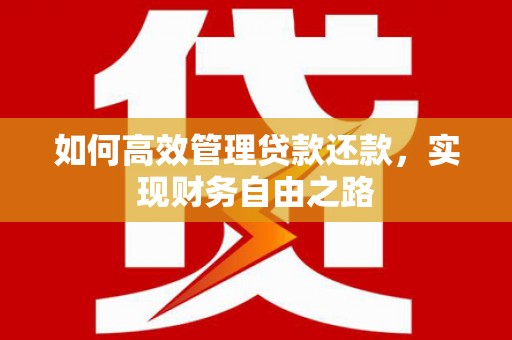 临翔如何高效管理贷款还款，实现财务自由之路