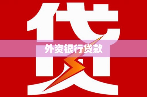 临翔外资银行贷款