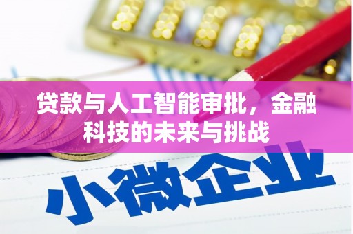 临翔贷款与人工智能审批，金融科技的未来与挑战