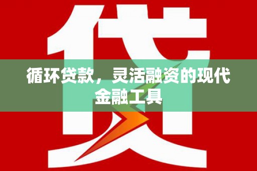 临翔循环贷款，灵活融资的现代金融工具