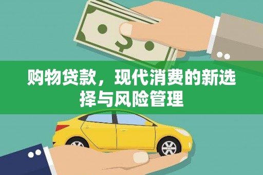 临翔购物贷款，现代消费的新选择与风险管理