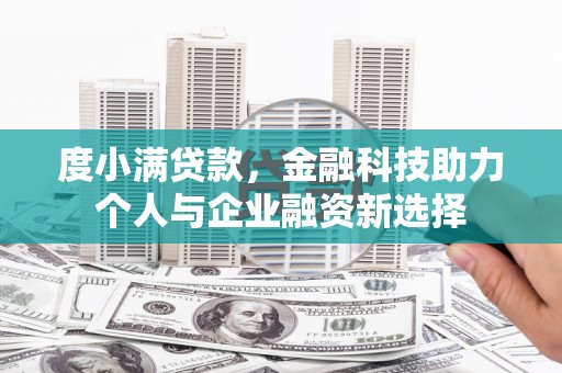 临翔度小满贷款，金融科技助力个人与企业融资新选择