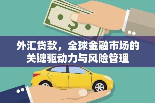 临翔外汇贷款，全球金融市场的关键驱动力与风险管理