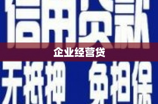 临翔企业经营贷