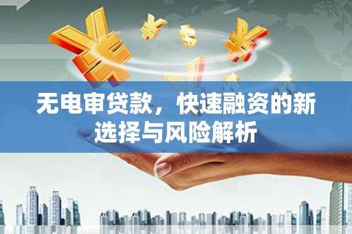 临翔无电审贷款，快速融资的新选择与风险解析