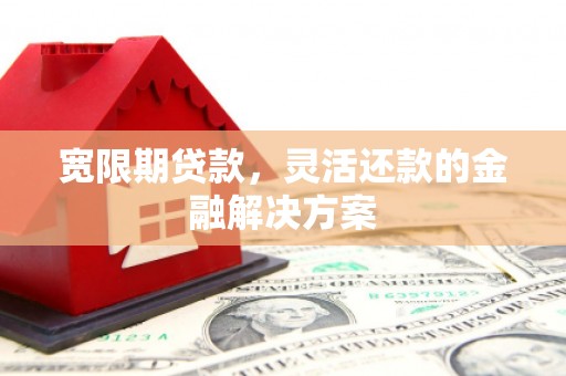临翔宽限期贷款，灵活还款的金融解决方案