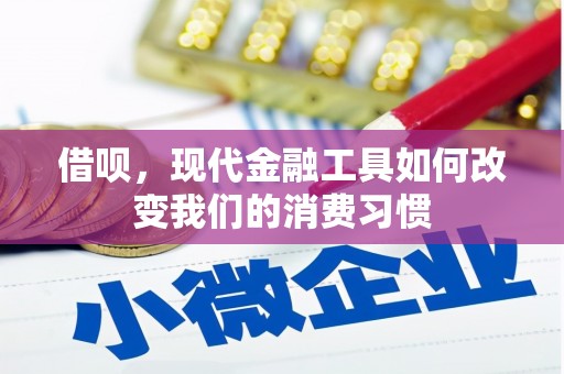 临翔借呗，现代金融工具如何改变我们的消费习惯