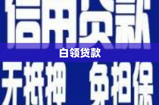 临翔白领贷款