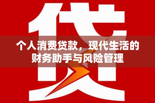 临翔个人消费贷款，现代生活的财务助手与风险管理