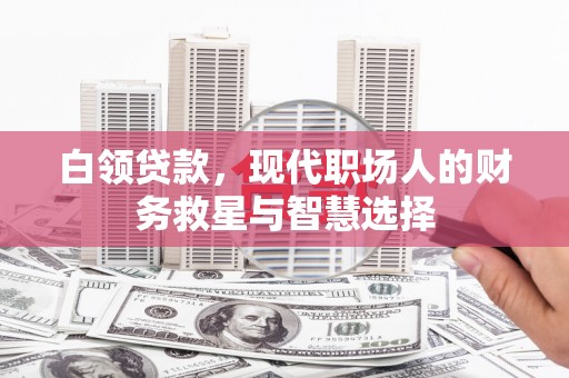 临翔白领贷款，现代职场人的财务救星与智慧选择