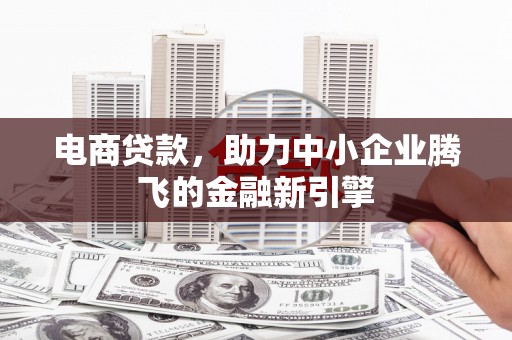 临翔电商贷款，助力中小企业腾飞的金融新引擎