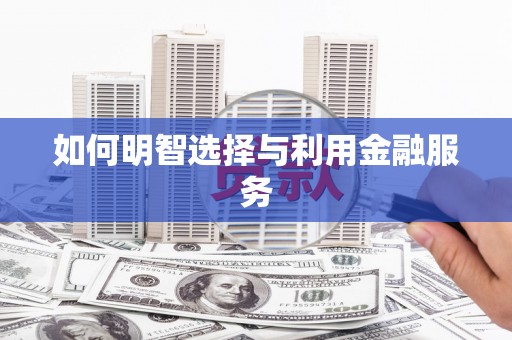 临翔如何明智选择与利用金融服务