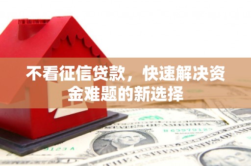 临翔不看征信贷款，快速解决资金难题的新选择