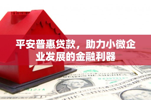 临翔平安普惠贷款，助力小微企业发展的金融利器