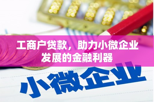 临翔工商户贷款，助力小微企业发展的金融利器