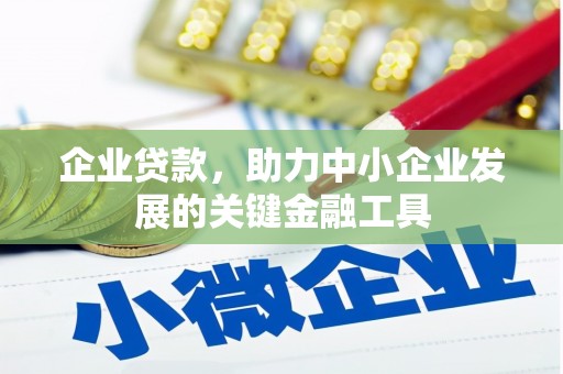 临翔企业贷款，助力中小企业发展的关键金融工具