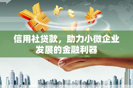 临翔信用社贷款，助力小微企业发展的金融利器