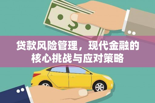 临翔贷款风险管理，现代金融的核心挑战与应对策略