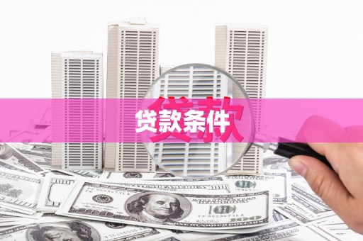 临翔贷款条件