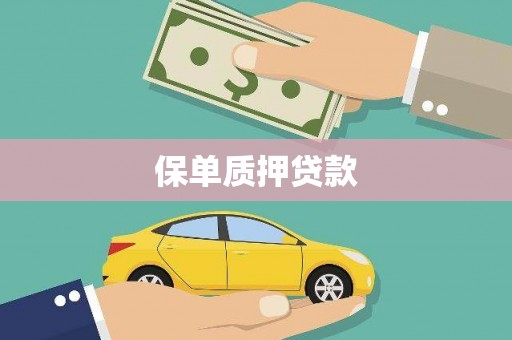 临翔保单质押贷款