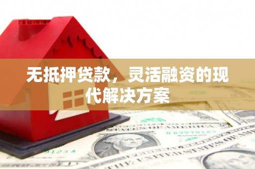 临翔无抵押贷款，灵活融资的现代解决方案