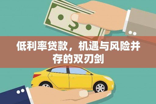 临翔低利率贷款，机遇与风险并存的双刃剑