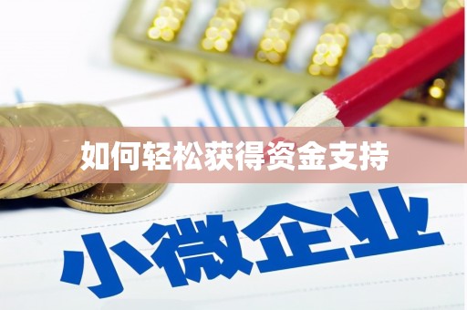 临翔如何轻松获得资金支持
