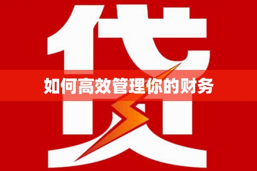 临翔如何高效管理你的财务