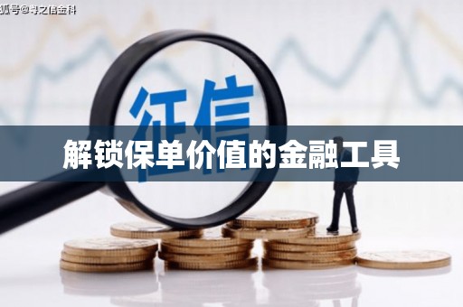 临翔解锁保单价值的金融工具