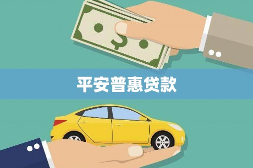临翔平安普惠贷款
